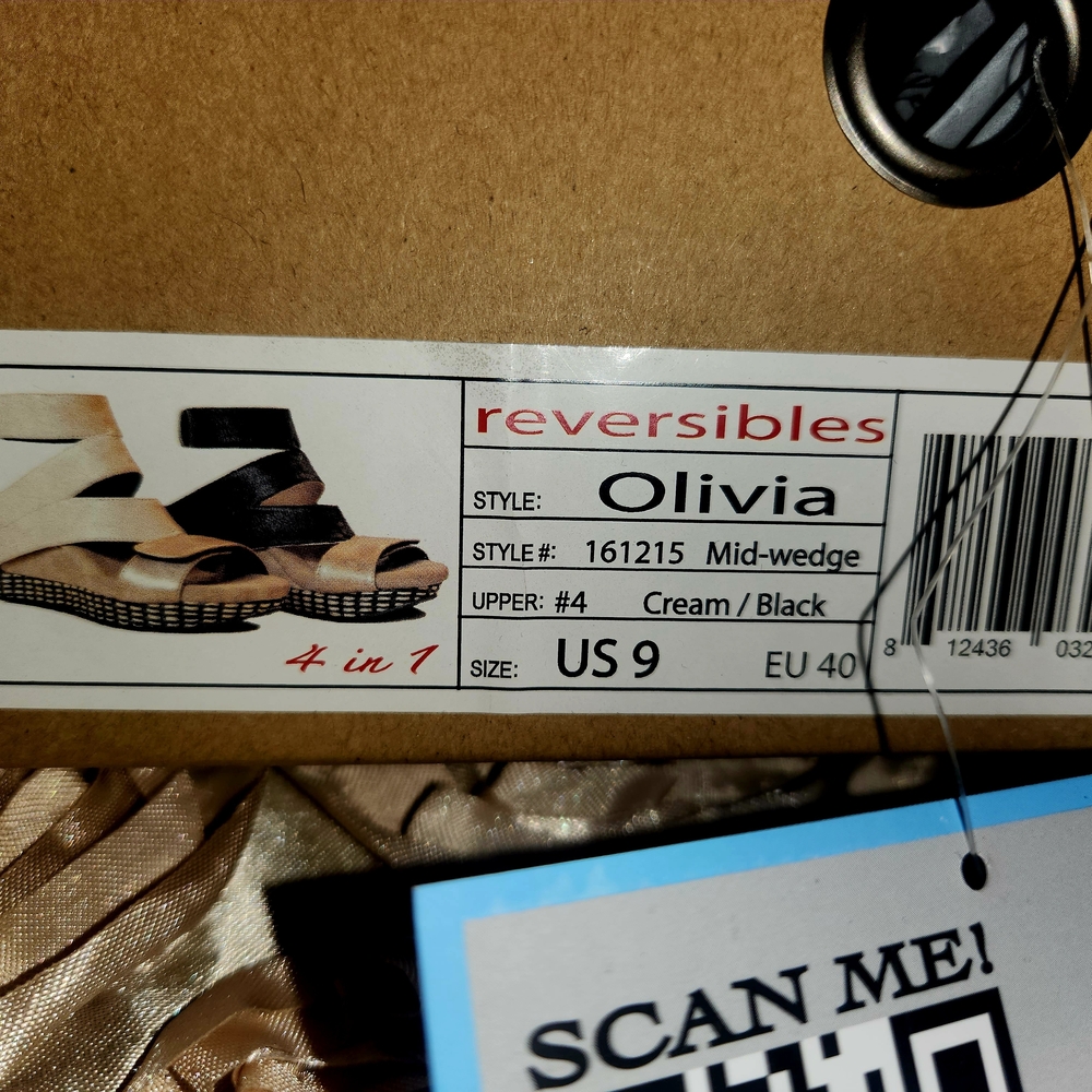 Elegant Black and Gold Women's Wedges - Picture 11 of 13